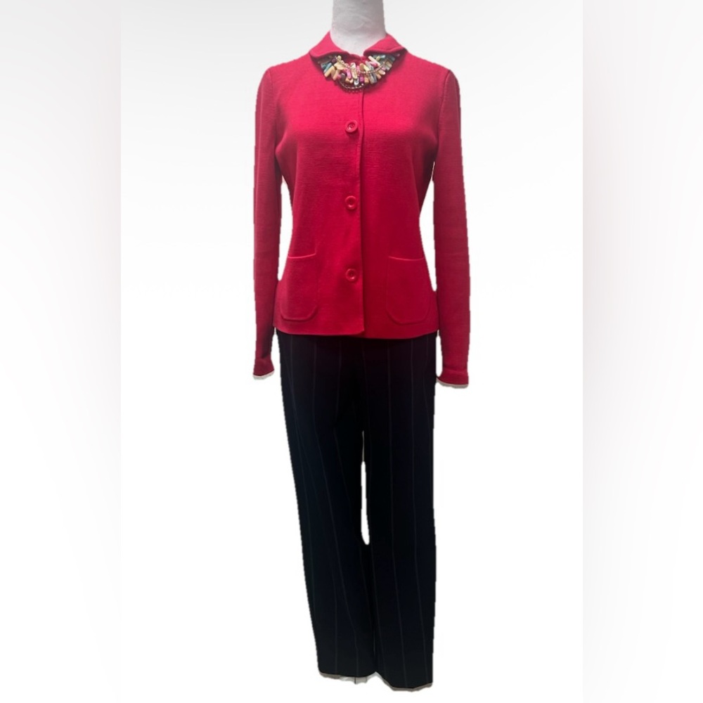 Talbots Cardigan Medium Petite Pink Sweater Cotton Blend MediumPetite